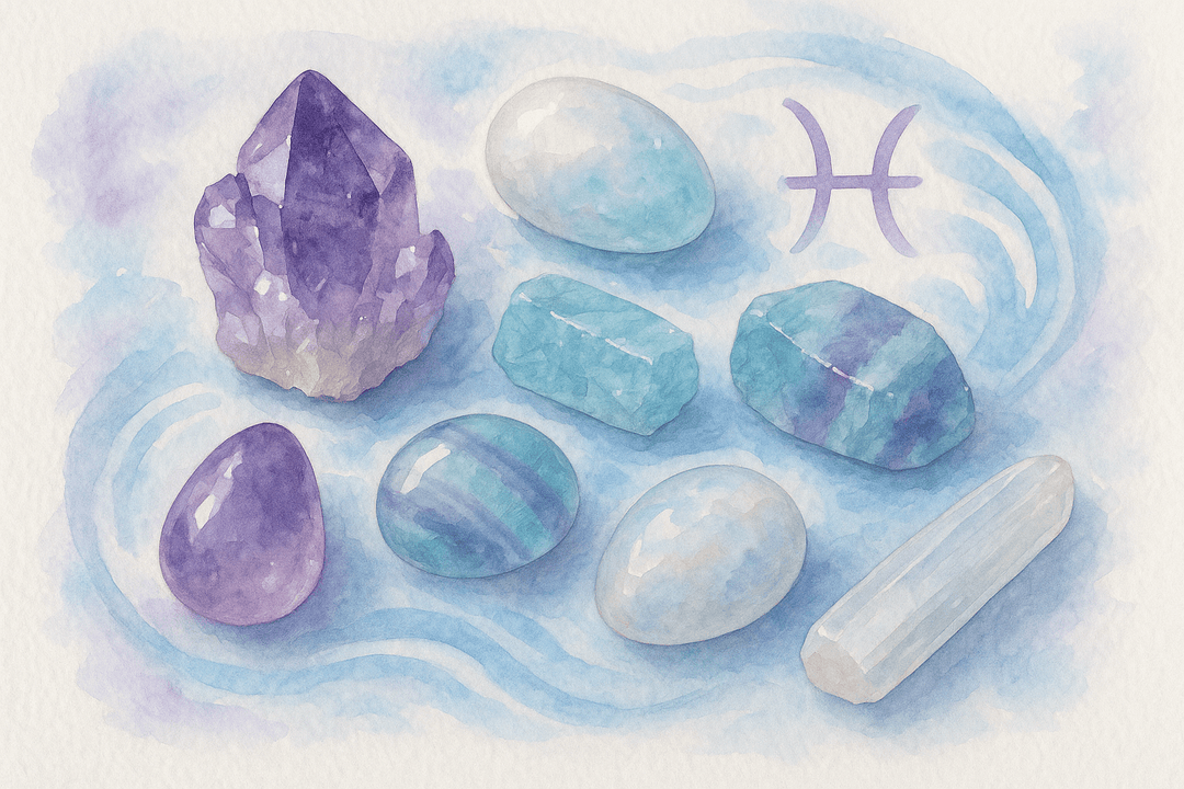 Kokie Kristalai tinka žuvų zodiako ženklui