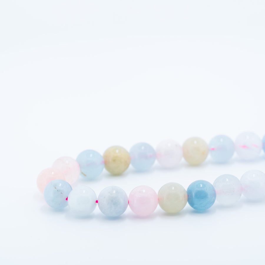 Berilo karoliukų gija 8mm - Holy Dragonfly