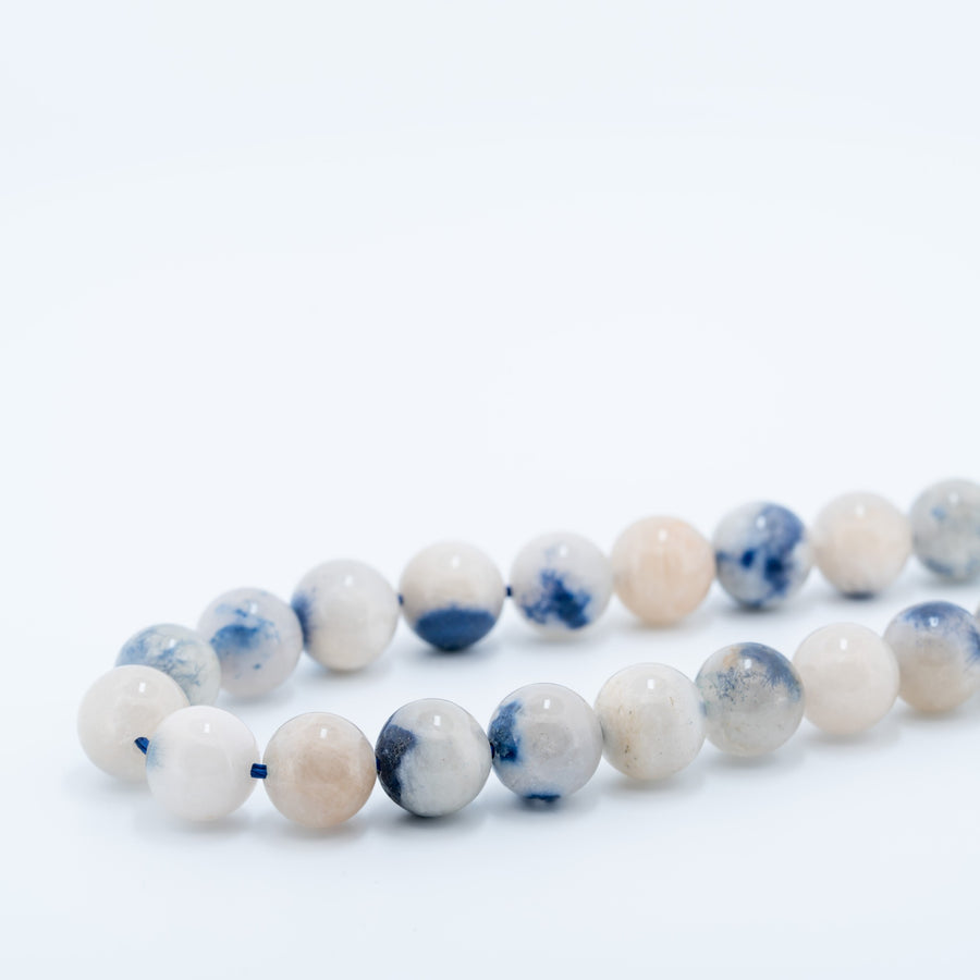 Diumorterito kvarco karoliukų gija 8 mm - Holy Dragonfly