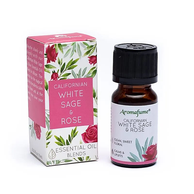 Aromafume White Sage & Rose eterinių aliejus mišinys