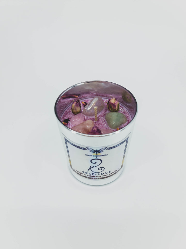 magiskas naturalus soju vasko zvake meile sau