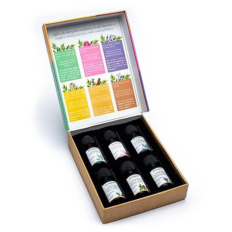 Aromafume White Sage eterinių aliejų rinkinys - Holy Dragonfly