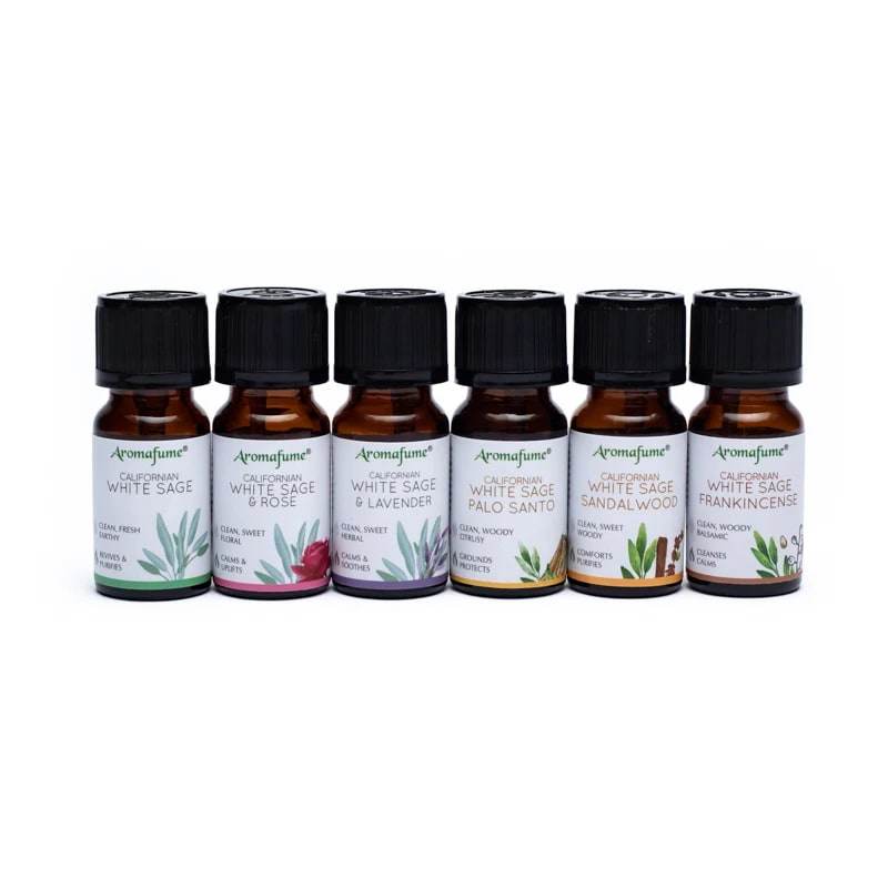 Aromafume White Sage eterinių aliejų rinkinys - Holy Dragonfly