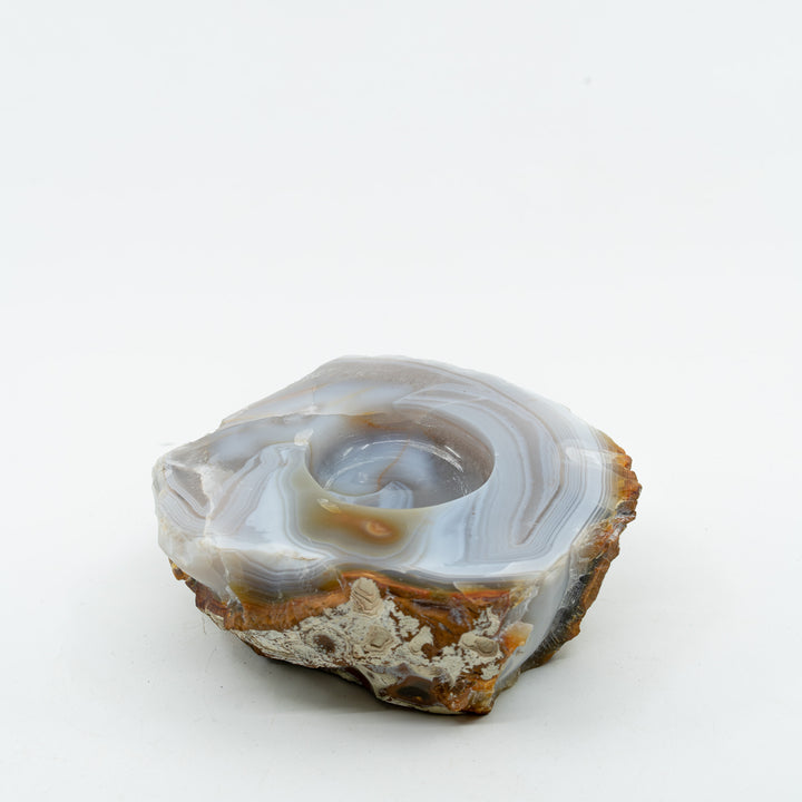 Natūralaus Agato žvakidė  721 g