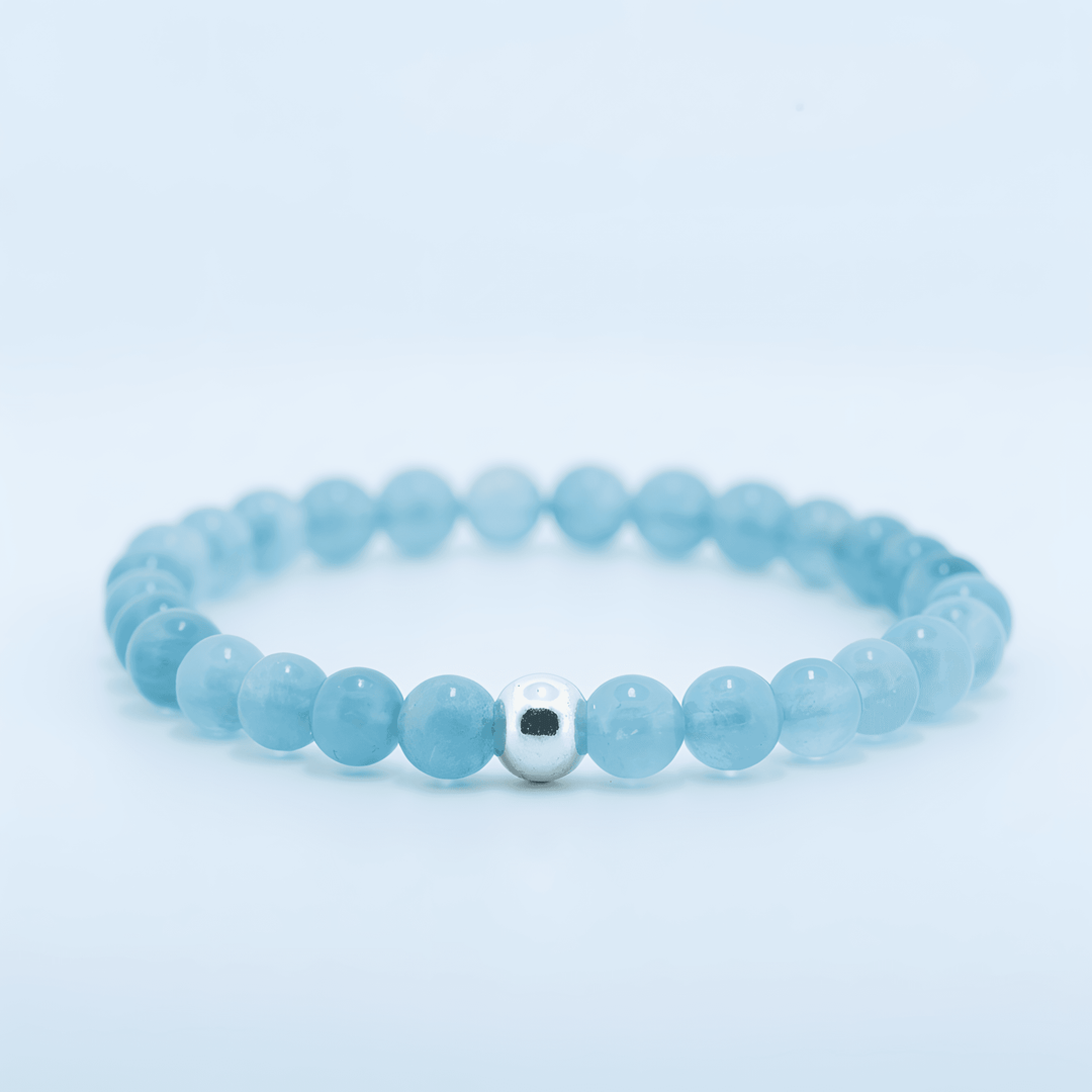 Akvamarino apyrankė "AAA" 6 mm