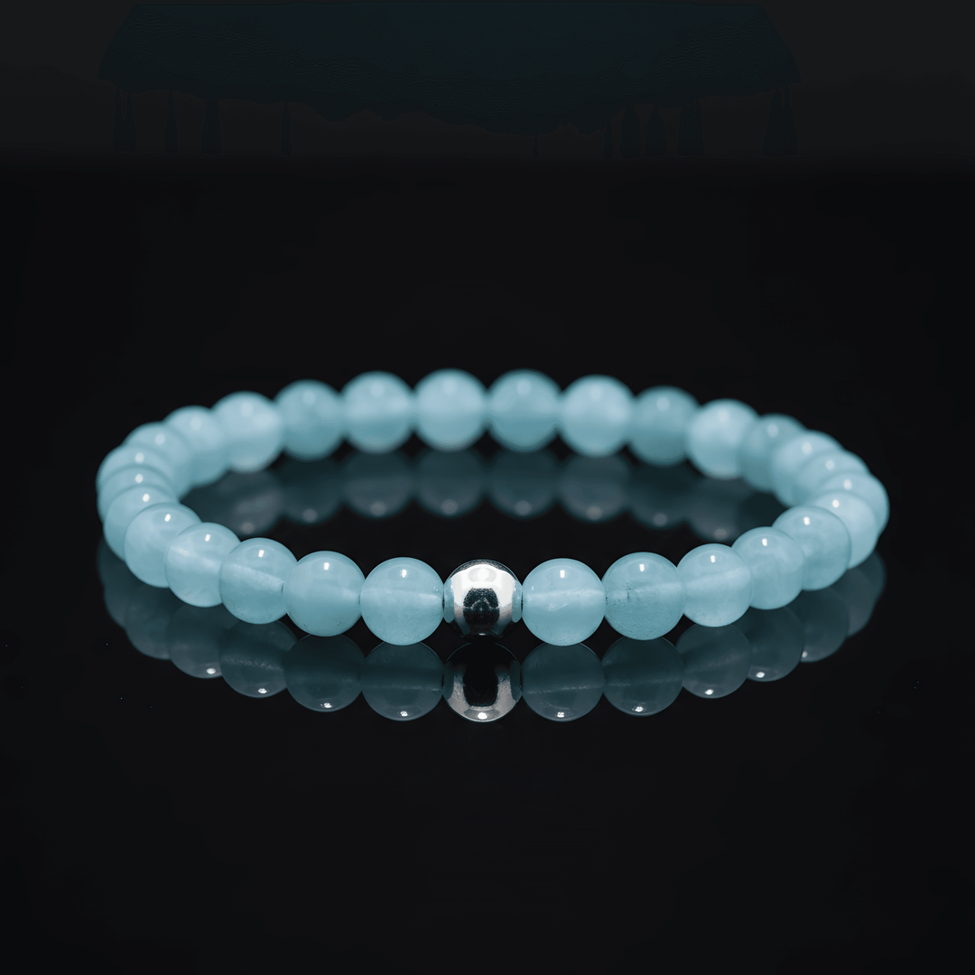 Akvamarino apyrankė "AAA" 6 mm