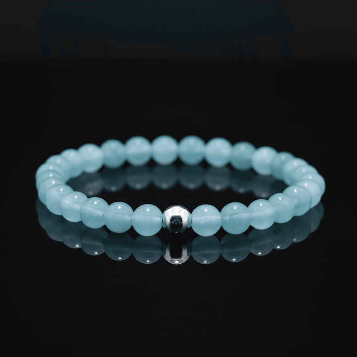 Akvamarino apyrankė "AAA" 6 mm