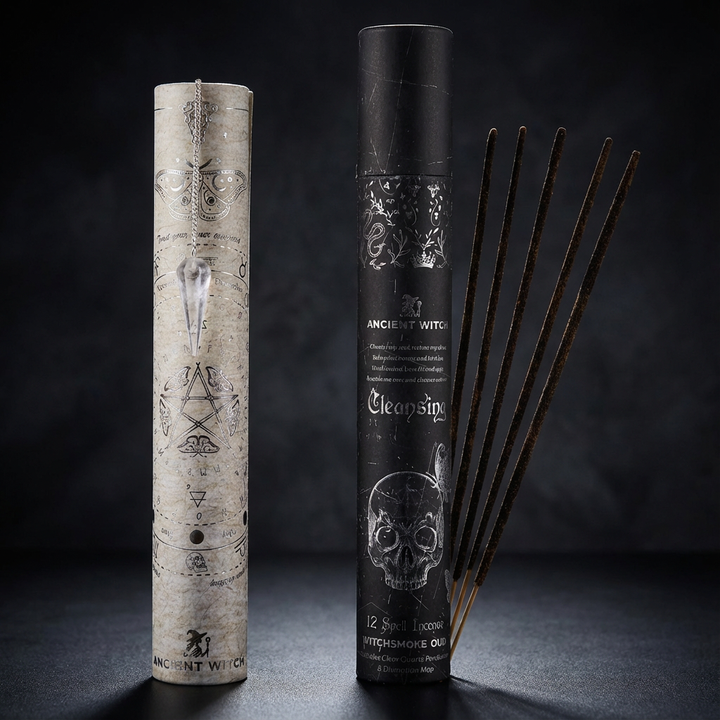 Ancient Witch "Cleansing" smilkalai su kalnų krištolo švytuokle