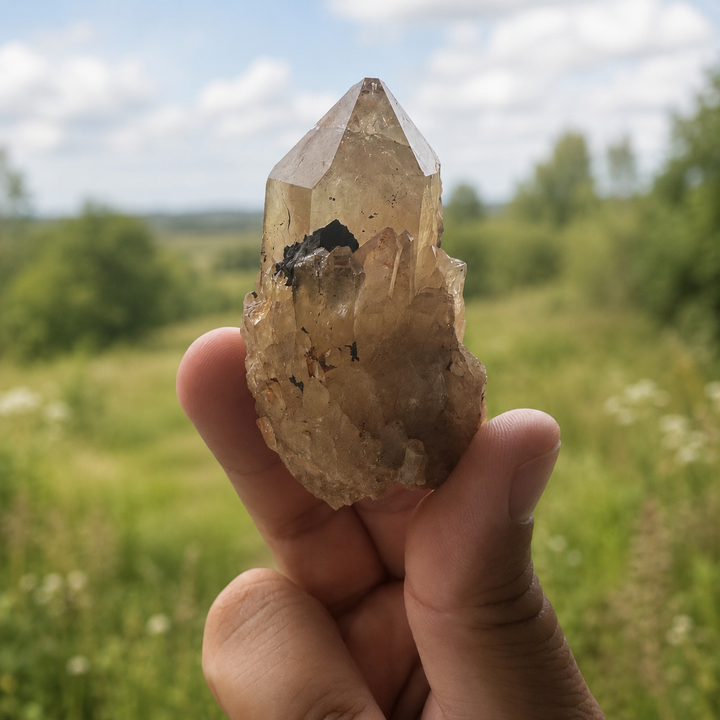 Natūralus citrinas iš Kongo, 105 g