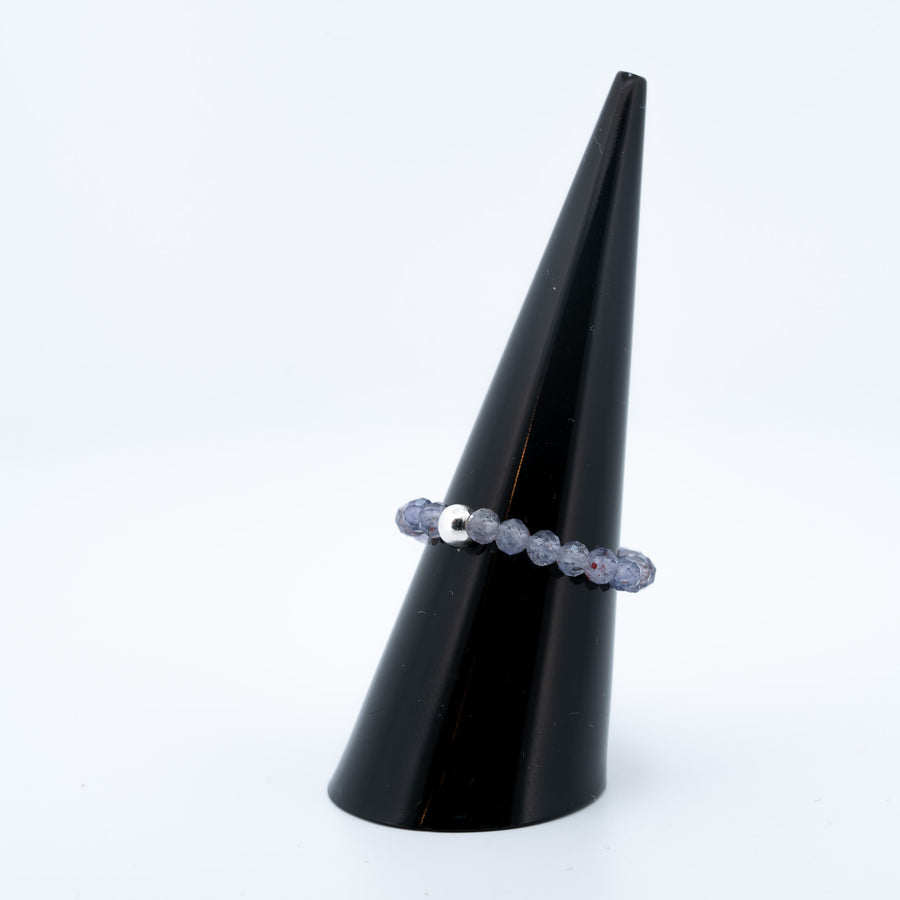 Jolito/Kordierito žiedas (briaunuotas) - Holy Dragonfly