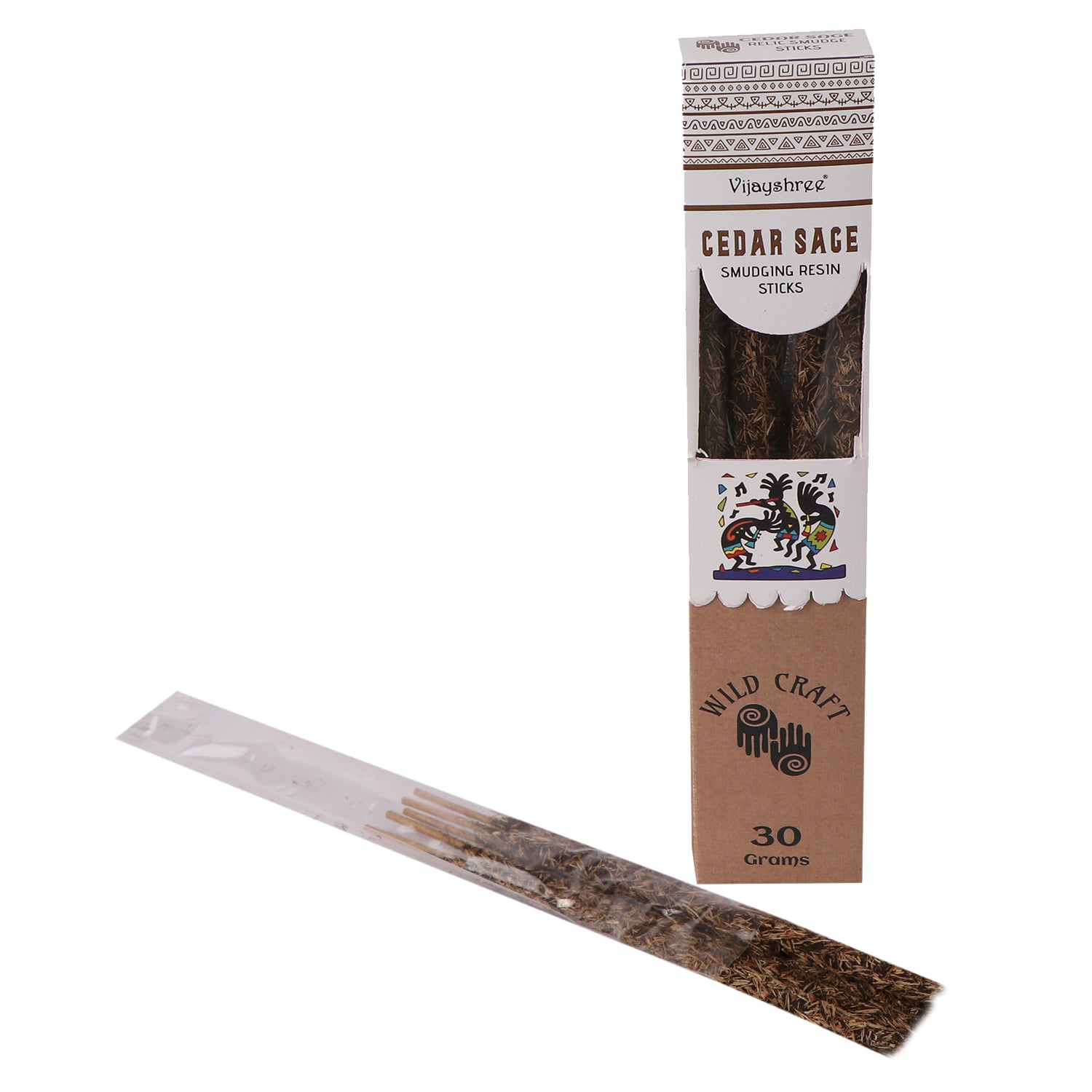Golden Vijayshree Cedar & Sage derviniai smilkalai - Holy Dragonfly