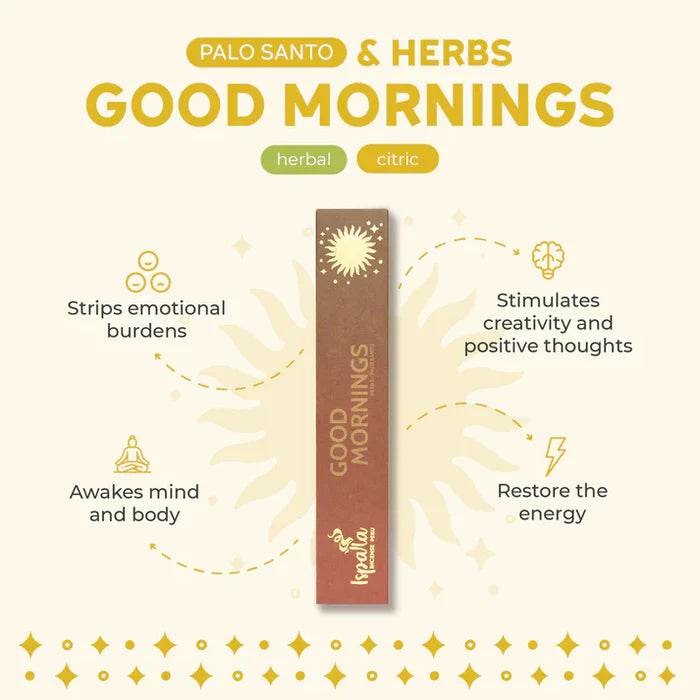 Ispalla Palo Santo smilkalai Good Morning - Holy Dragonfly