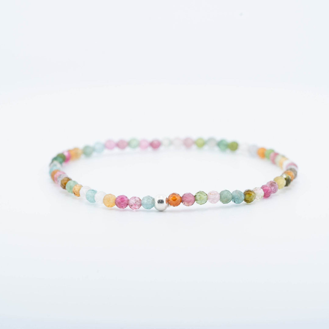 Įvairiaspalvio Turmalino apyrankė "3 mm" (AA)