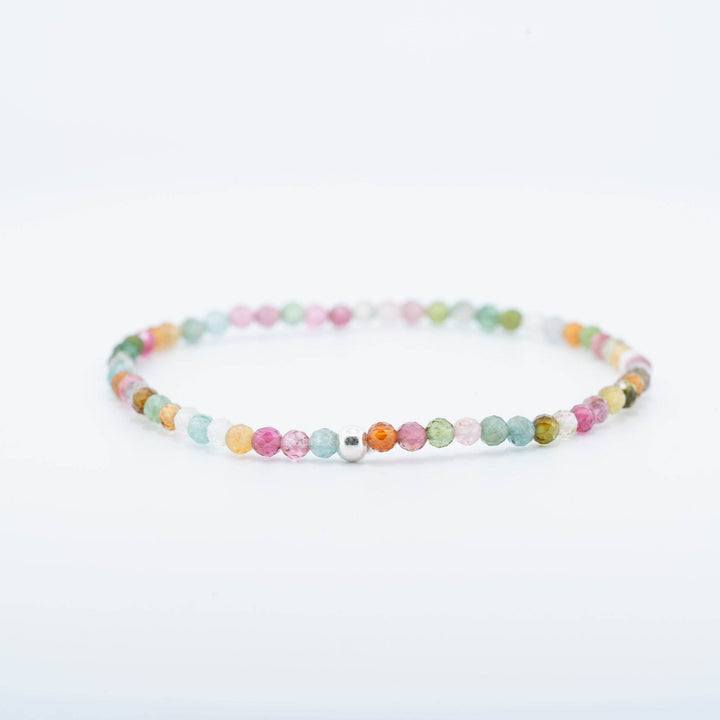 Įvairiaspalvio Turmalino apyrankė "3 mm" (AA)