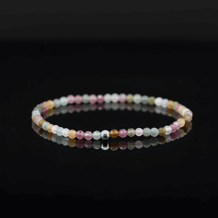 Įvairiaspalvio Turmalino apyrankė "3 mm" (AA)