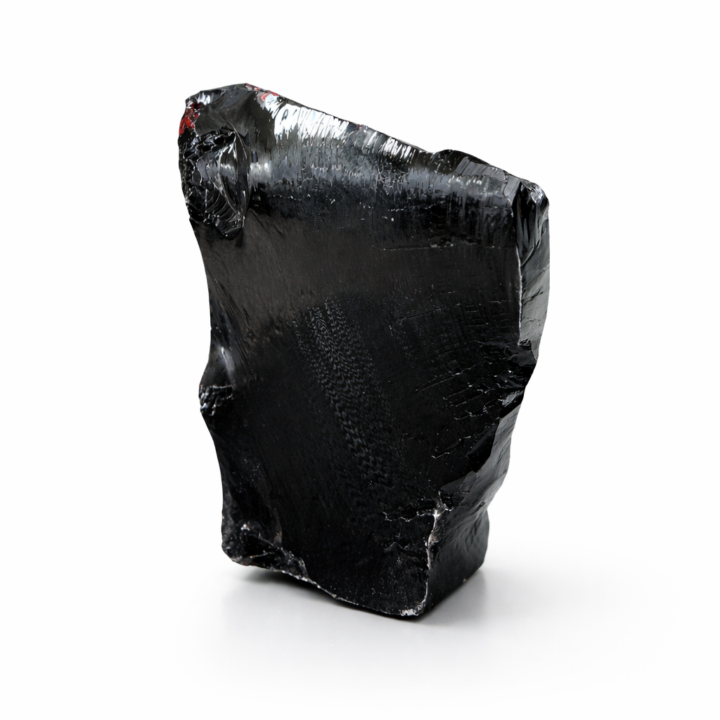 Juodas obsidianas mineralas 1 kg