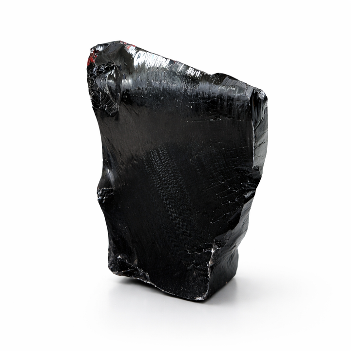 Juodas obsidianas mineralas 1 kg