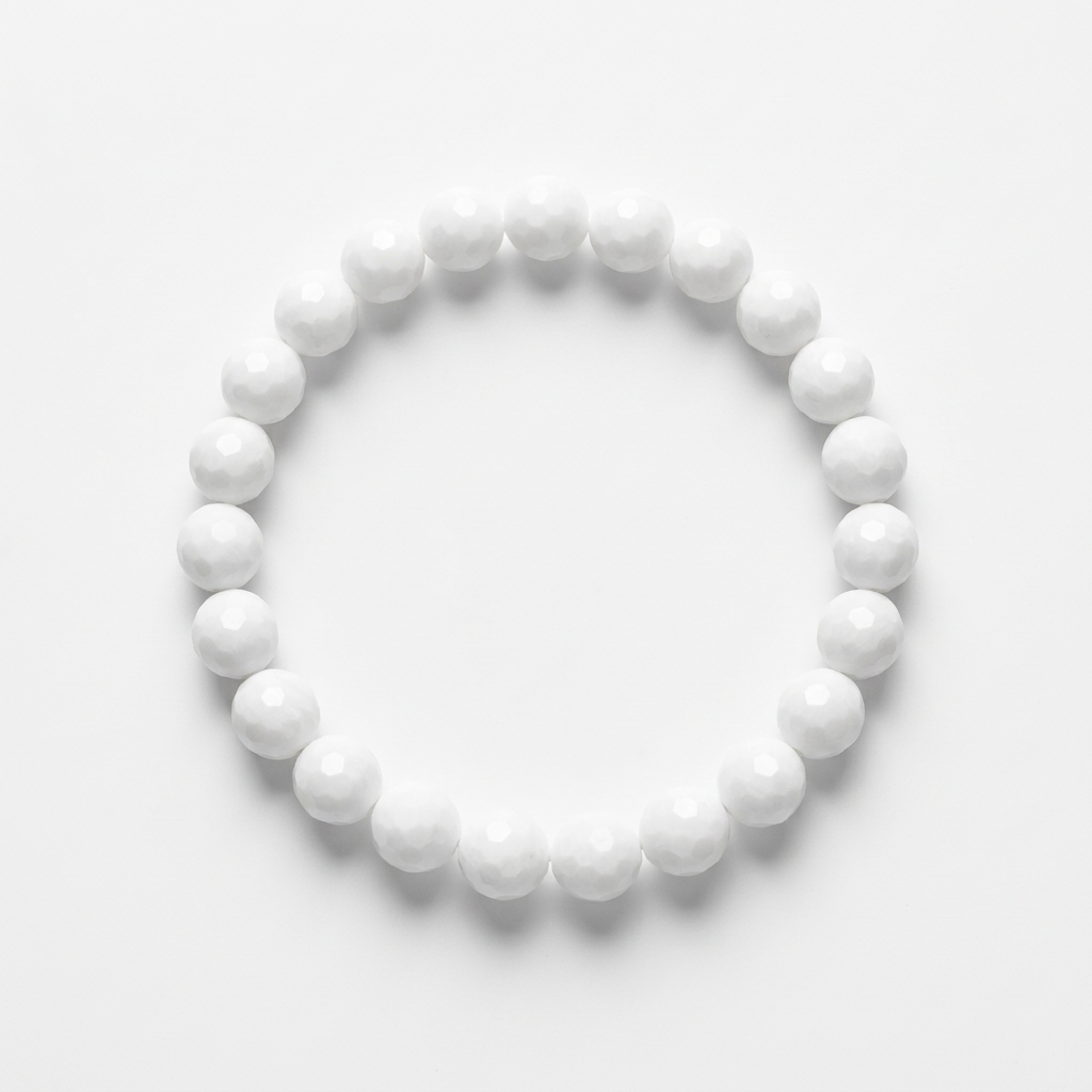 Kacholongas apyrankė (briaunuota) "8mm"