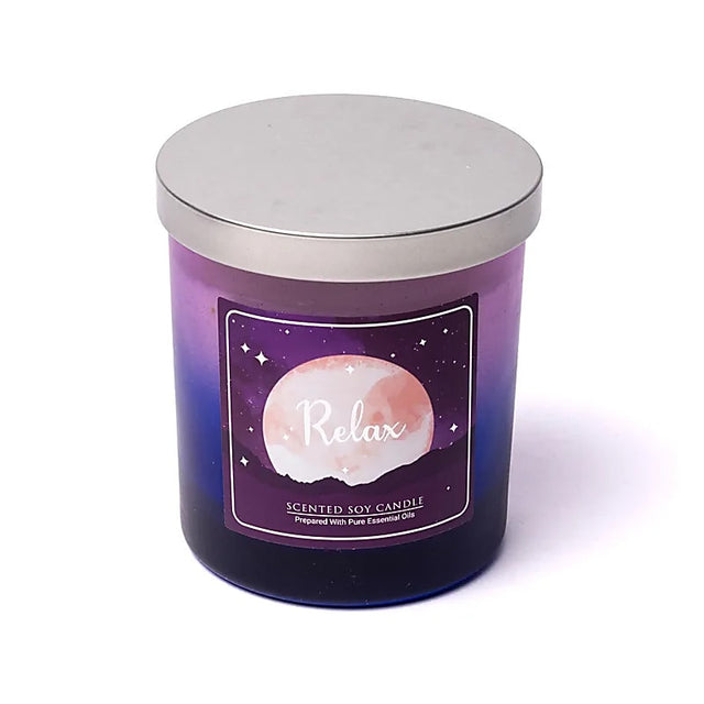 Kvapioji Žvakė "Relax" - Ramunėlės, Levandos, Jazminai, Ylang Ylang