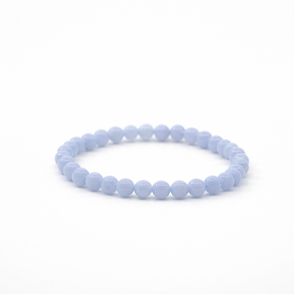 Melsvo Chalcedono apyrankė "6mm"