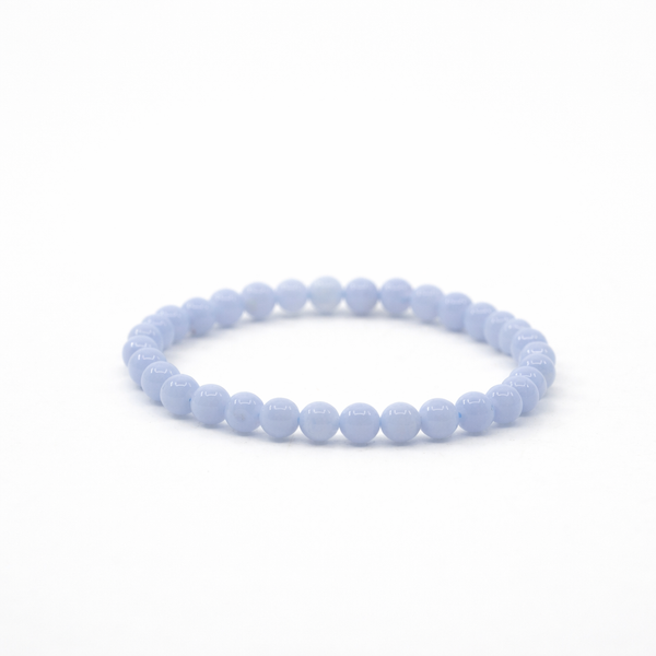 Melsvo Chalcedono apyrankė "6mm"
