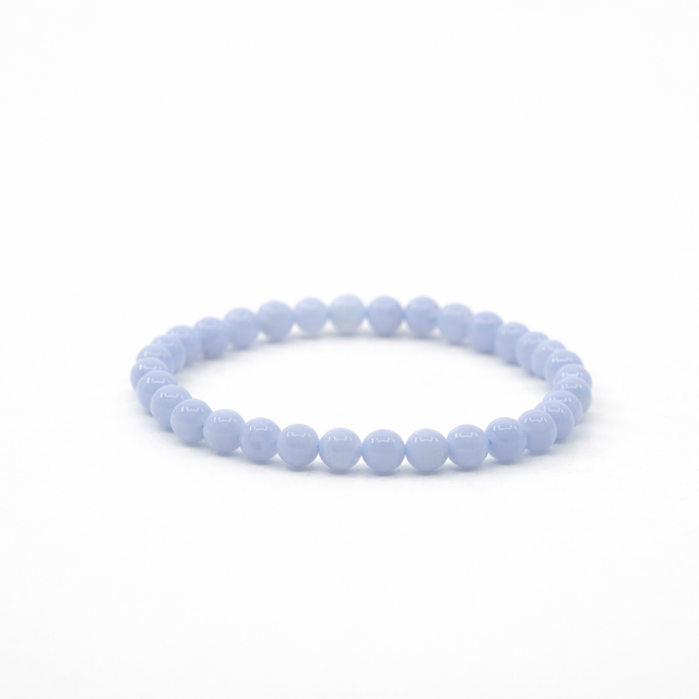 Melsvo Chalcedono apyrankė "6mm"