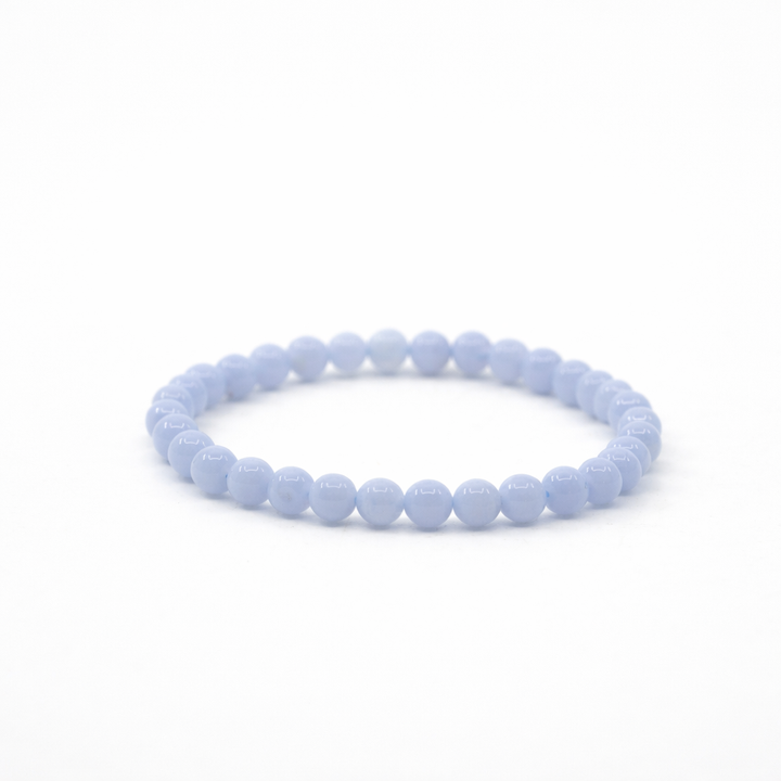 Melsvo Chalcedono apyrankė "6mm"