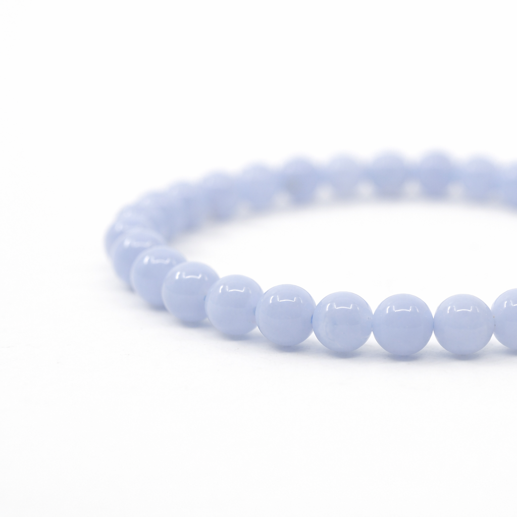 Melsvo Chalcedono apyrankė "6mm"