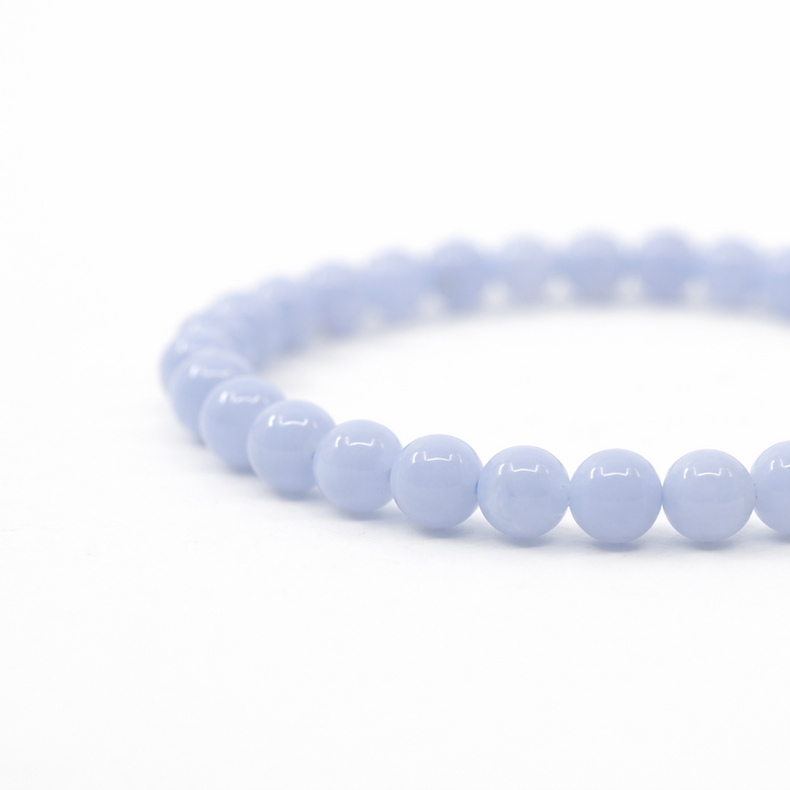 Melsvo Chalcedono apyrankė "6mm"