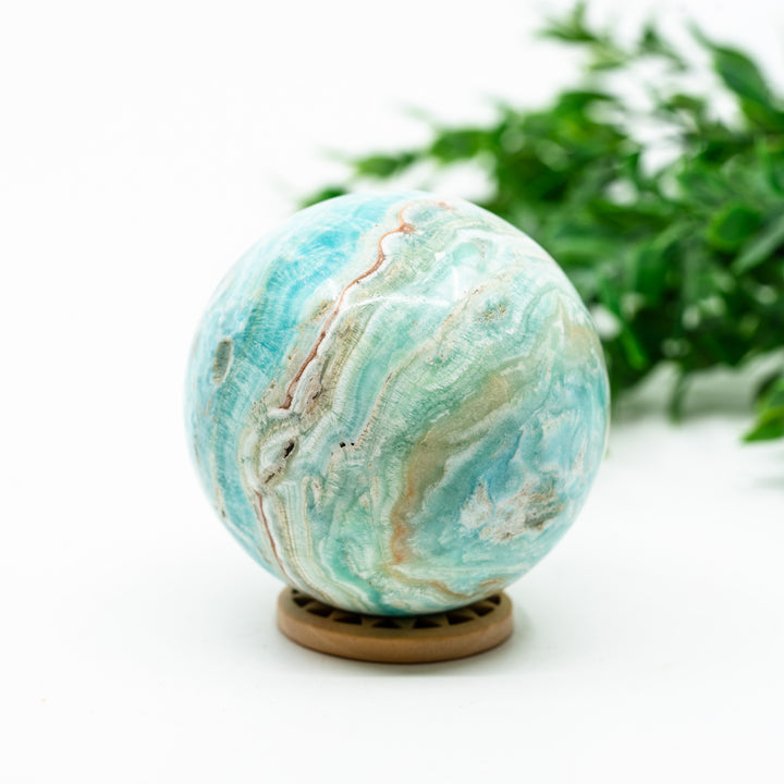Mėlyno Aragonito sfera 339 g. - Holy Dragonfly