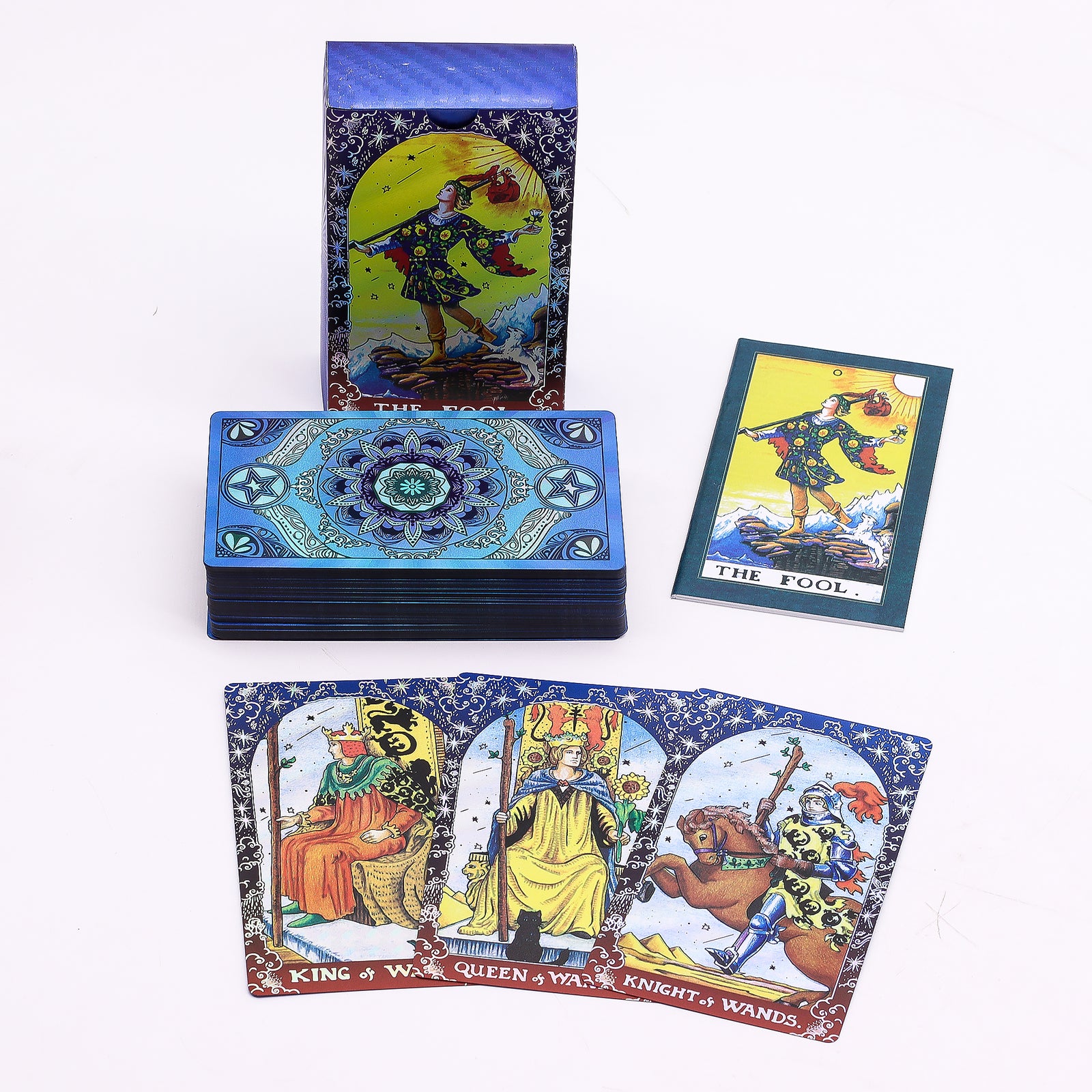 Mėlynos Taro kortos "Mandala"