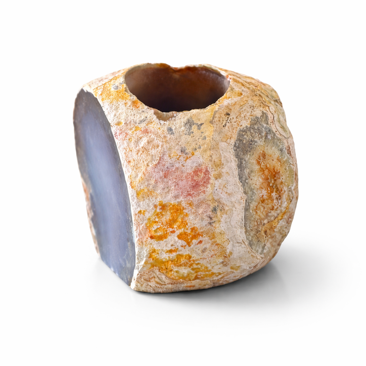 Natūralaus Agato žvakidė 1043 g