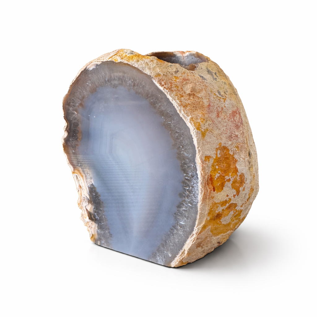 Natūralaus Agato žvakidė 1043 g