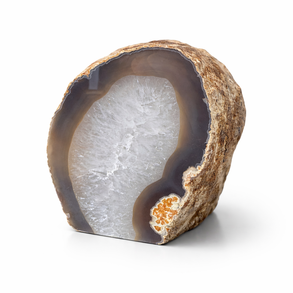 Natūralaus Agato žvakidė 813 g