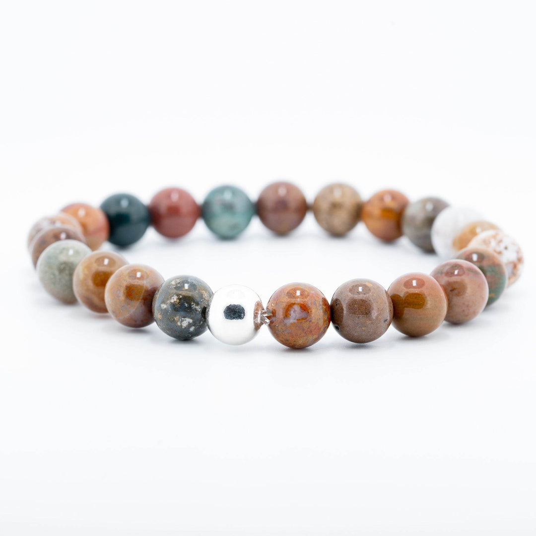 Okeaninio Jaspio apyrankė 8 mm - Holy Dragonfly