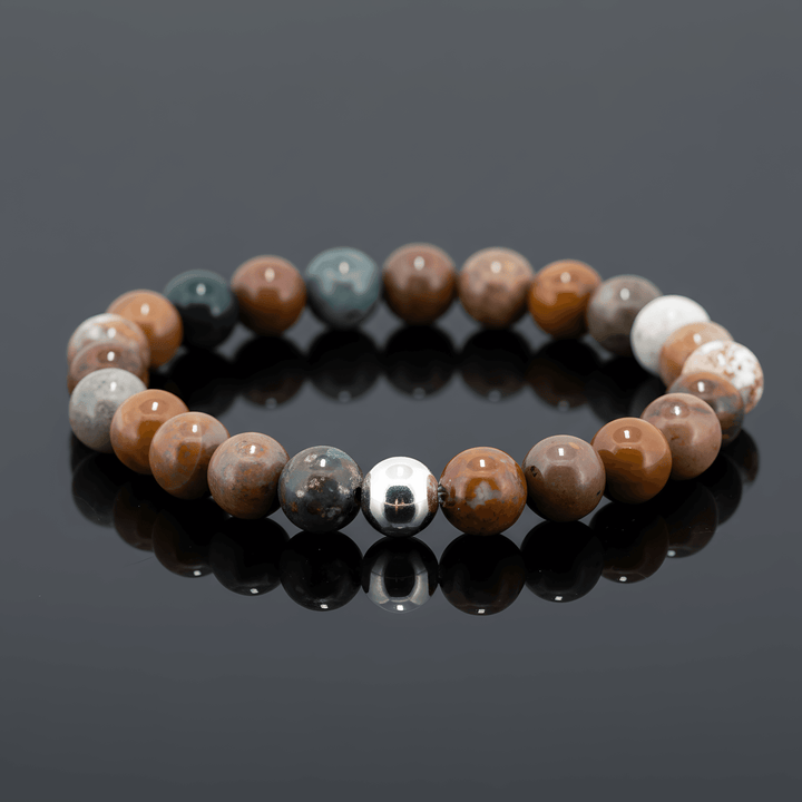 Okeaninio Jaspio apyrankė 8 mm - Holy Dragonfly