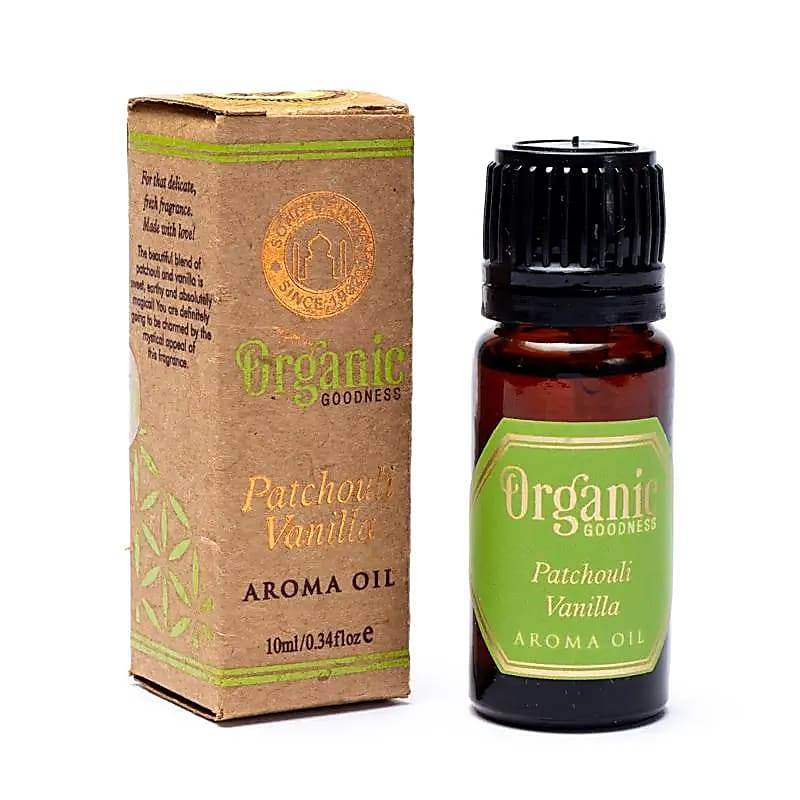 Organic Goodness Patchouli & Vanilla aromatinių aliejų mišinys - Holy Dragonfly