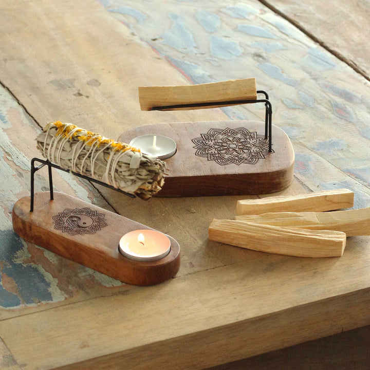 Palo Santo laikiklis – Yin & Yang - Holy Dragonfly