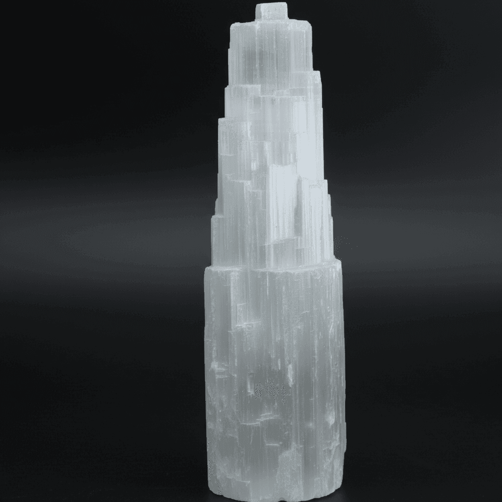 Selenito lempa „Šviesos bokštas“ 6,1 kg