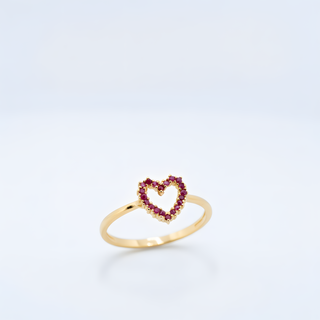 Sidabrinis žiedas su rožiniu safyru „Širdies Žydėjimas“