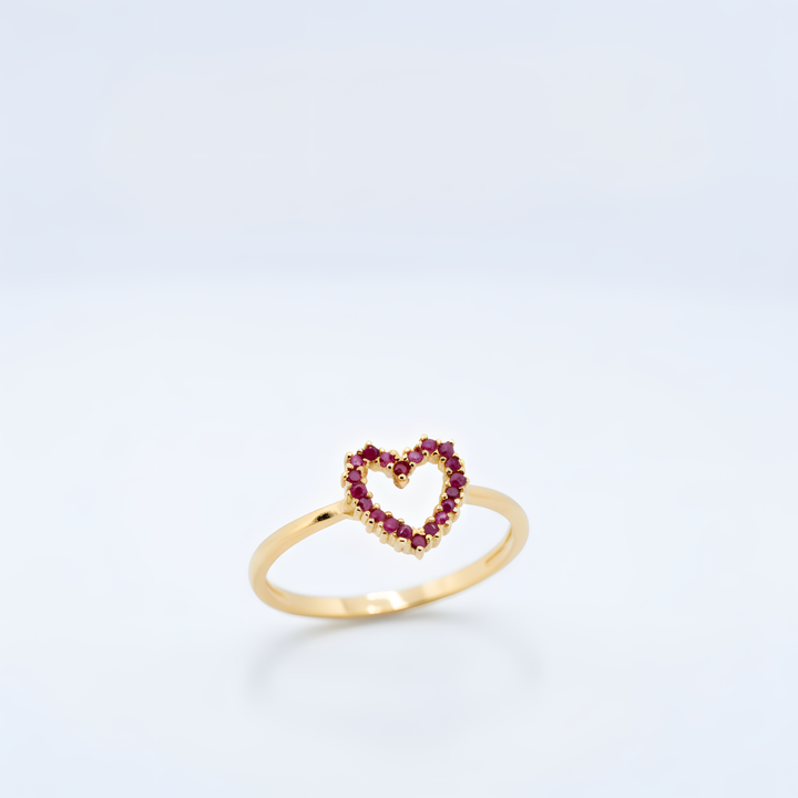 Sidabrinis žiedas su rožiniu safyru „Širdies Žydėjimas“