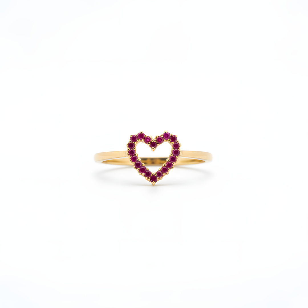 Sidabrinis žiedas su rožiniu safyru „Širdies Žydėjimas“