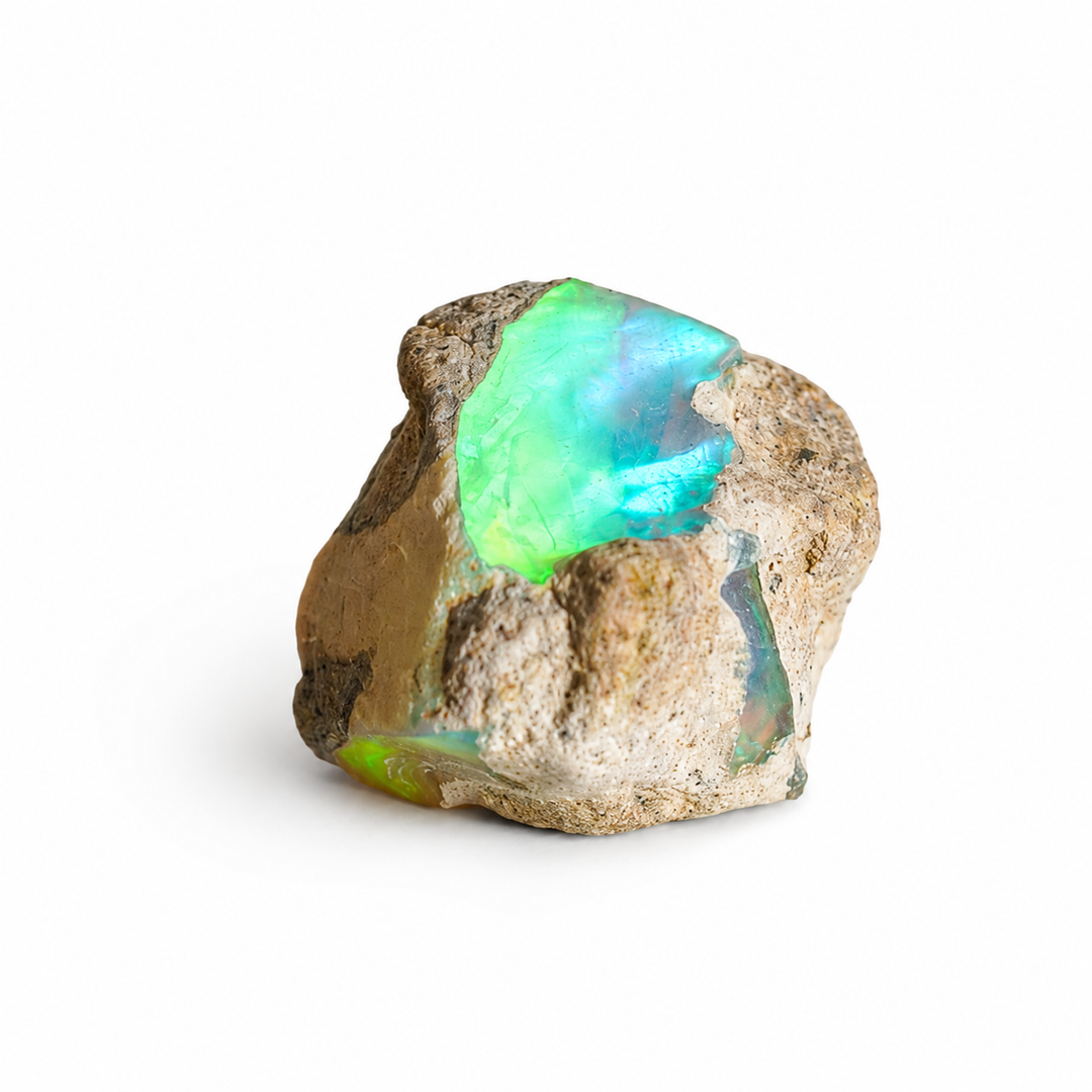 Tauriojo Etiopijos opalo mineralai