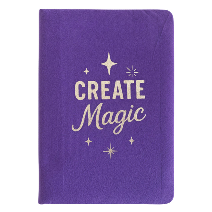 Violetinis užrašų žurnalas “Create Magic”