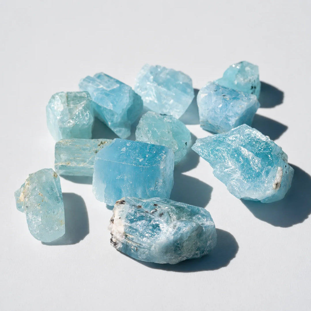 Natūralus akvamarinas mineralas (Pakistanas)