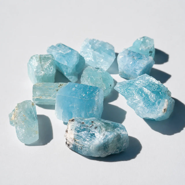 Natūralus akvamarinas mineralas (Pakistanas)