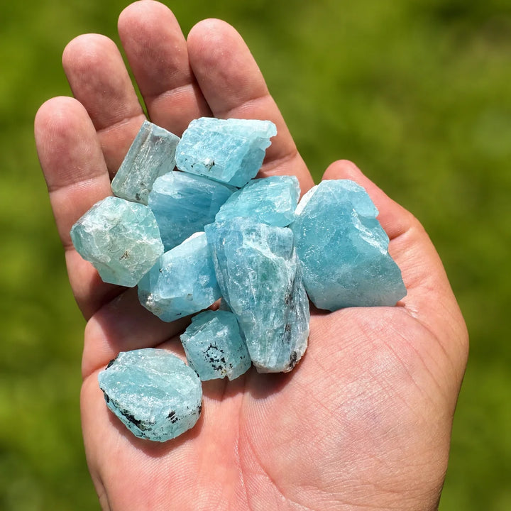 Natūralus akvamarinas mineralas (Pakistanas)