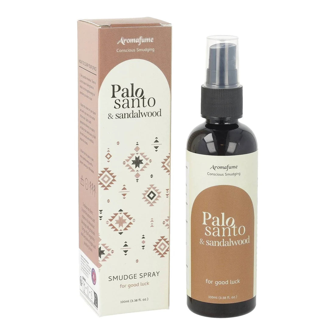 Aromafume Palo Santo ir sandalmedžio purškiami smilkalai 100 ml su pakuote
