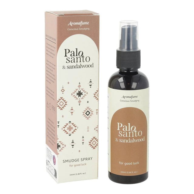 Aromafume Palo Santo ir sandalmedžio purškiami smilkalai 100 ml su pakuote