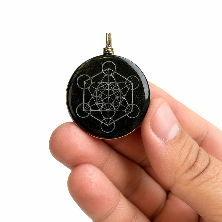 Auksinio obsidiano su Metatrono kubu